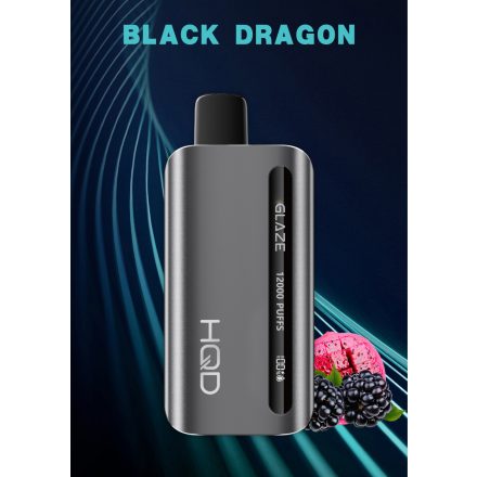 HQD Glaze 12000 Black Dragon 5% Nicotine Disposable Vape