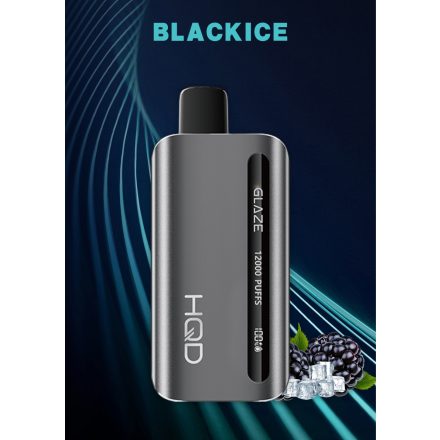 HQD Glaze 12000 Black Ice 5% Nicotine Disposable Vape