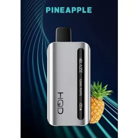 HQD Glaze 12000 Pineapple 5% Nicotine Disposable Vape