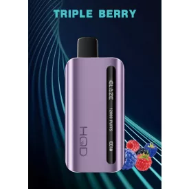HQD Glaze 12000 Triple Berry 5% Nicotine Disposable Vape