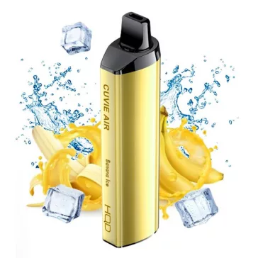 HQD Cuvie Air 4000 - Banana Ice 5% Nicotine Disposable Pod Vape