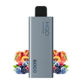 HQD Cuvie Slick 6000 - Peach Berry 5% Nicotine Disposable Pod Vape