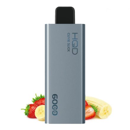 HQD Cuvie Slick 6000 - Strawberry Banana 5% Nicotine Disposable Pod Vape