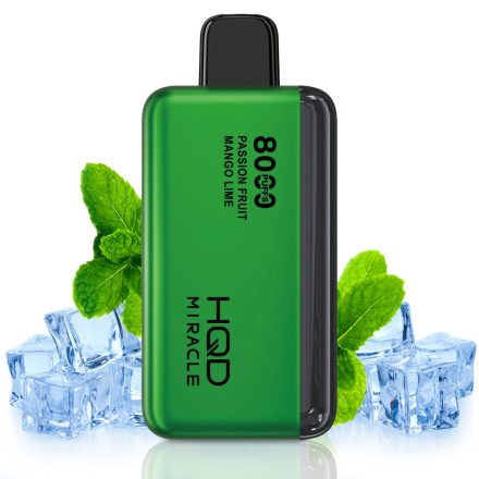 HQD Miracle 8000 - Ice Mint 5% Nicotine Disposable Pod Vape