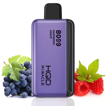 HQD Miracle 8000 - Raspberry Grape 5% Nicotine Disposable Pod Vape