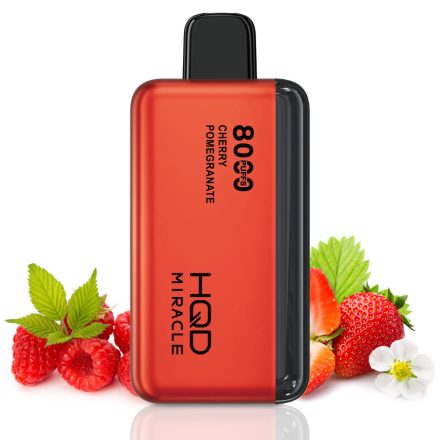 HQD Miracle 8000 - Strawberry Raspberry 5% Nicotine Disposable Pod Vape