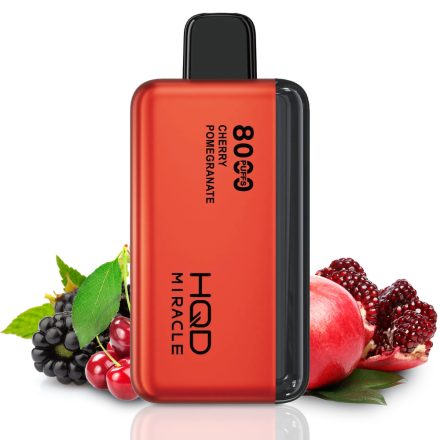 HQD Miracle 8000 - Blackberry Pomegranate Cherry 5% Nicotine Disposable Pod Vape