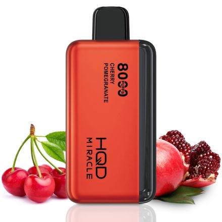 HQD Miracle 8000 - Cherry Pomegranate 5% Nicotine Disposable Pod Vape