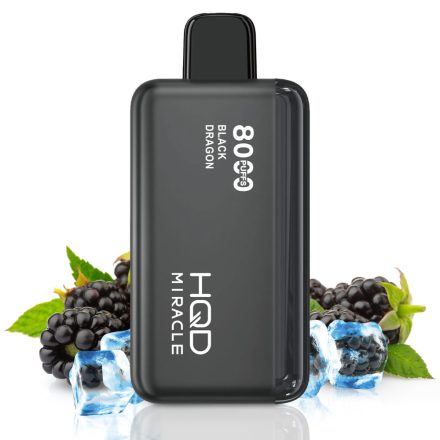 HQD Miracle 8000 - Black Ice 5% Nicotine Disposable Pod Vape