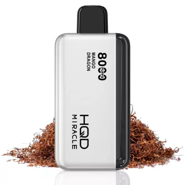 HQD Miracle 8000 - Tobacco 5% Nicotine Disposable Pod Vape