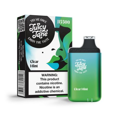 Juicy Jane JJ5500 - Clear Mint 5% Nicotine Disposable Vape Pod