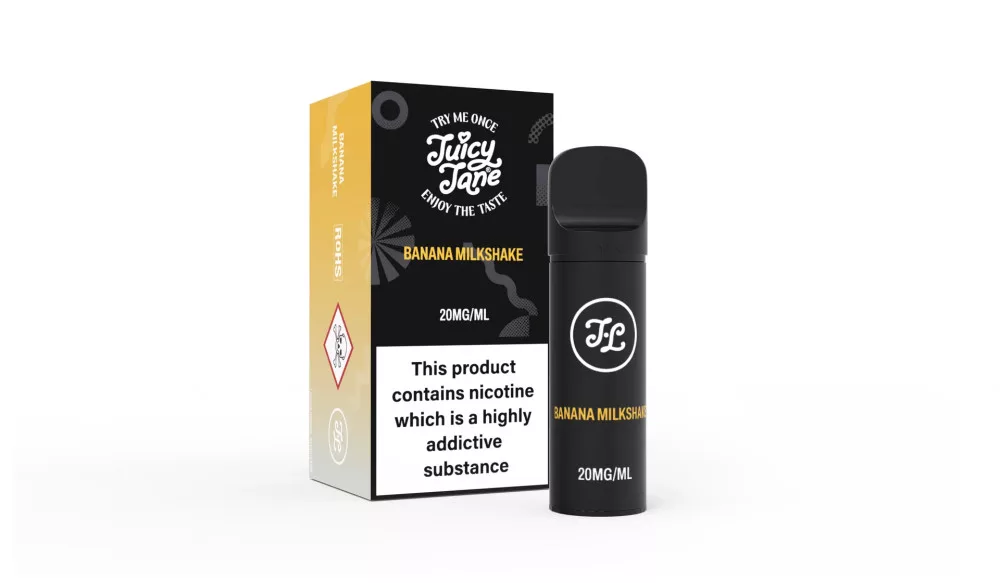 Juicy Jane Pod - Banana Milkshake 2% Replacement Disposable Vape Pod