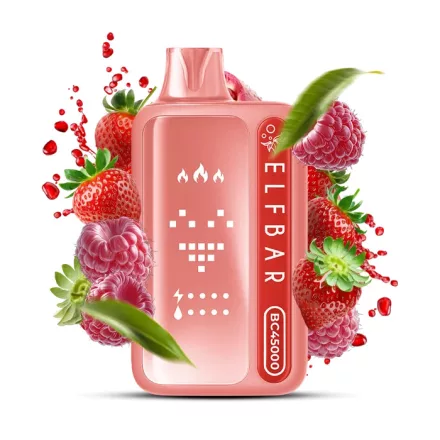 ELF BAR BC45000 - Red Raspberry Strawberry 5% Nicotine Disposable Vape