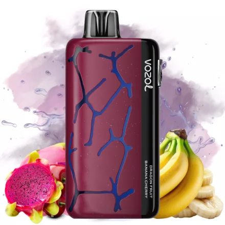 VOZOL NEON 45000 - Dragon Fruit Banana Cherry 5% Nicotine Disposable Vape