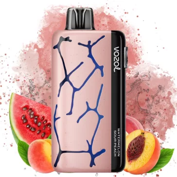 VOZOL NEON 45000 - Watermelon Sour Peach 5% Nicotine Disposable Vape