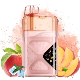 Vozol Neon 60000 Peach Ice 5% disposable vape