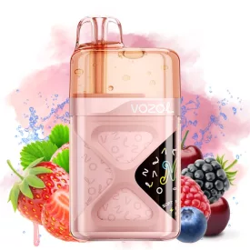 Vozol Neon 60000 Strawberry Raspberry Cherry 5% disposable vape