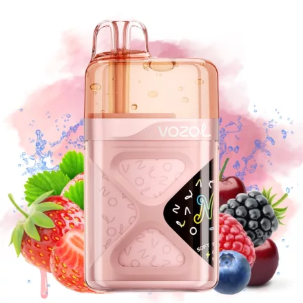 Vozol Neon 60000 Strawberry Raspberry Cherry 5% disposable vape
